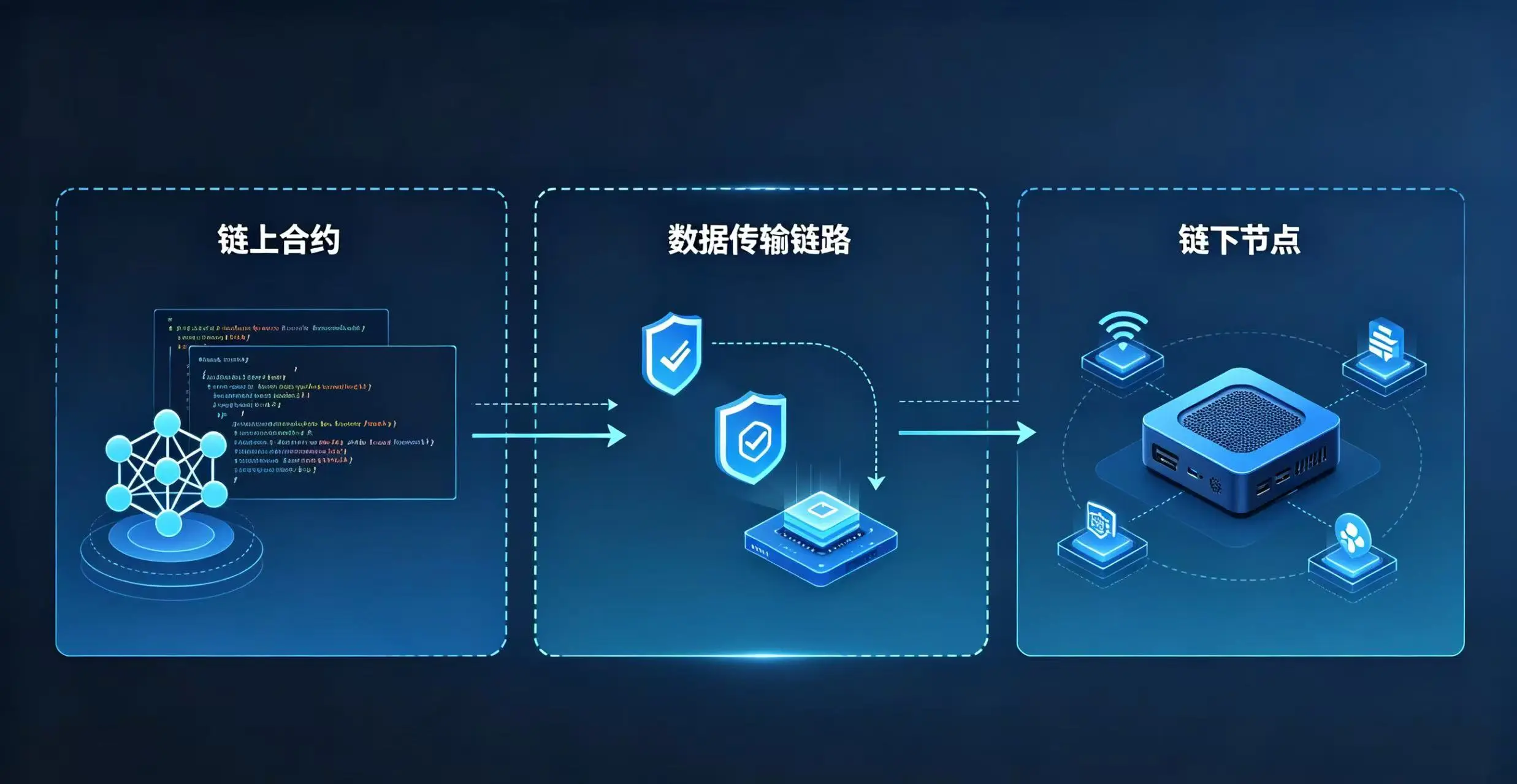 Chainlink 工作流程示意图 Chainlink 工作流程示意图