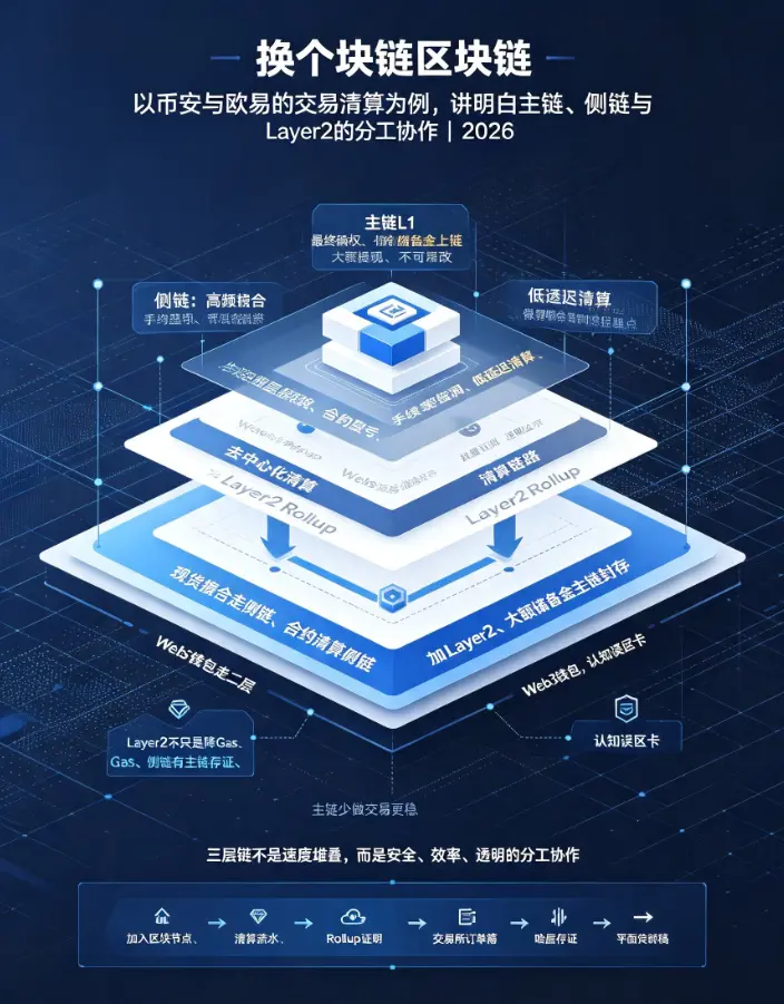 换个角度看区块链：以比安与欧亿的交易清算为例，讲明白主链、侧链与Layer2的分工协作