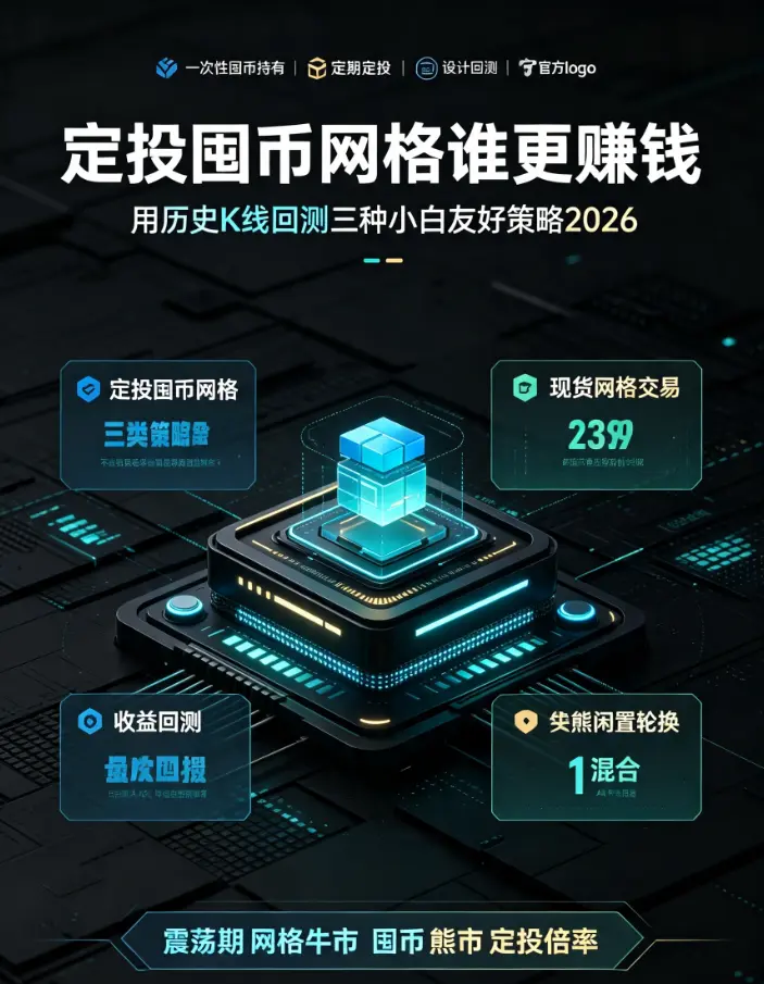 定投、囤币、网格交易谁更赚钱？用交易所的历史 K 线回测三种小白友好策略