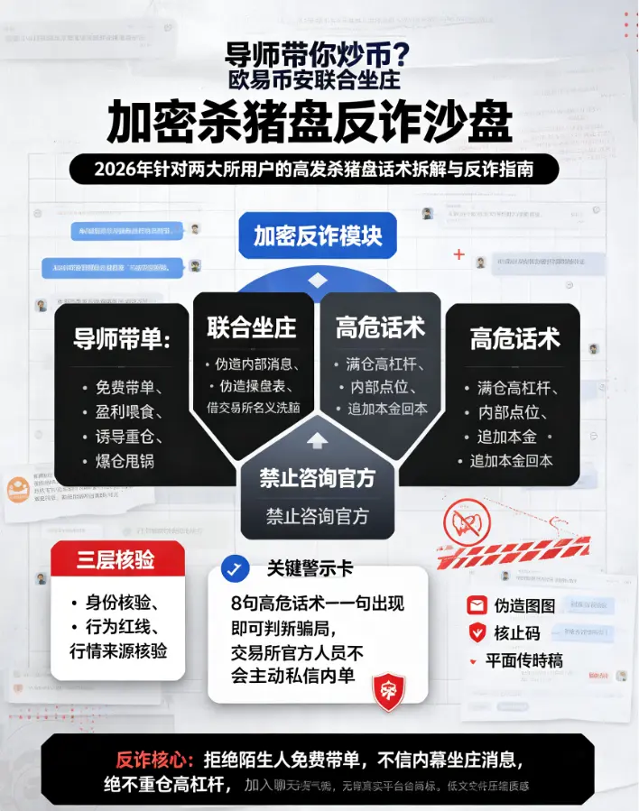 2026年针对比安、欧亿用户的加密杀猪盘话术拆解与反诈指南