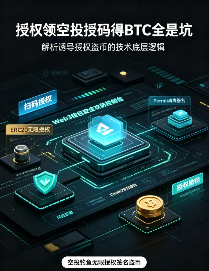 授权领空投、扫码得BTC全是坑！以欧亿Web3钱包为例，解析诱导授权盗币的技术底层逻辑